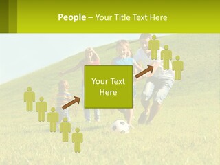 Outside Family Ball PowerPoint Template