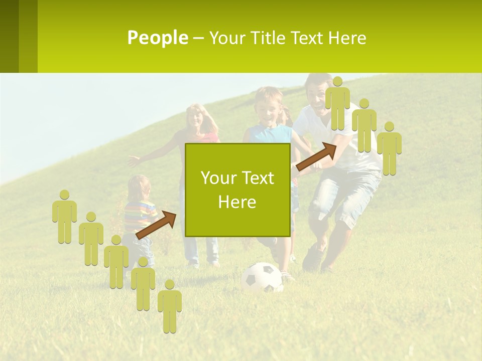 Outside Family Ball PowerPoint Template