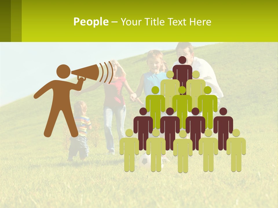Outside Family Ball PowerPoint Template