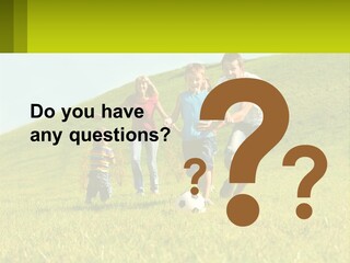 Outside Family Ball PowerPoint Template