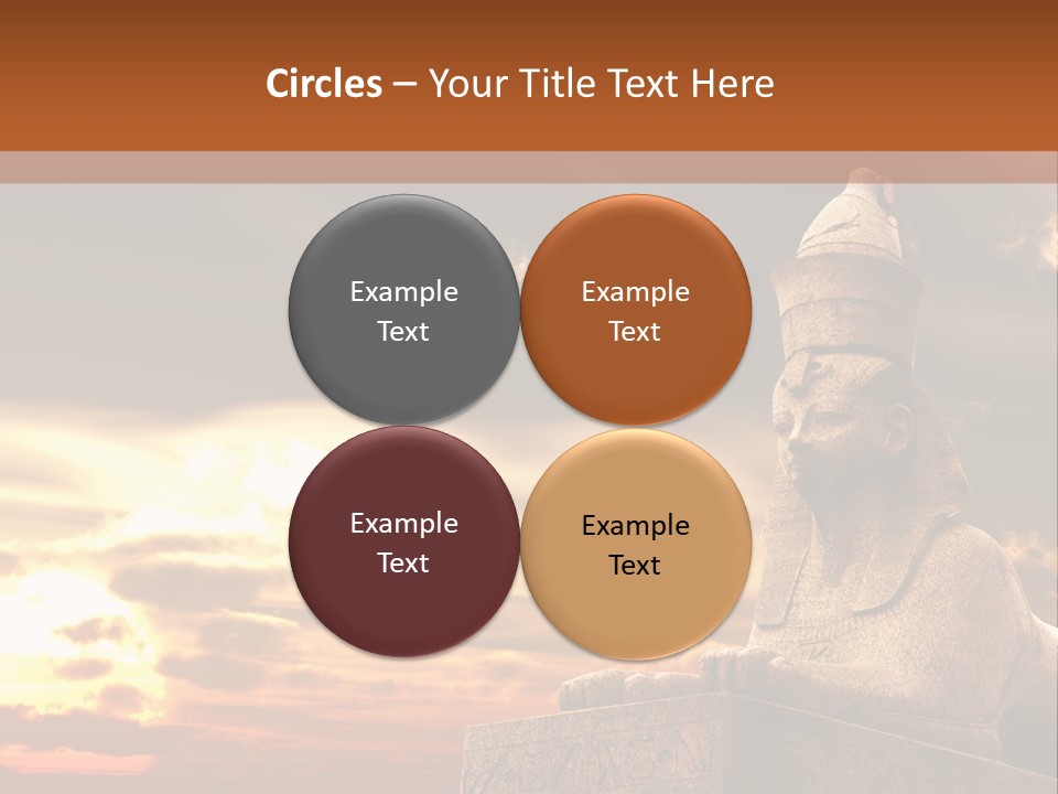 Hieroglyph Head History PowerPoint Template