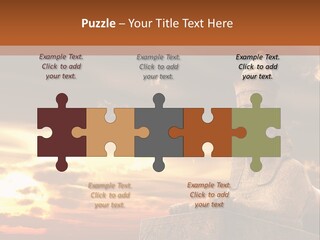 Hieroglyph Head History PowerPoint Template