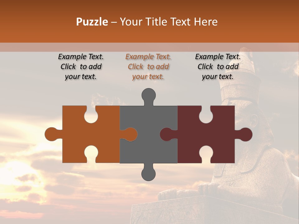 Hieroglyph Head History PowerPoint Template