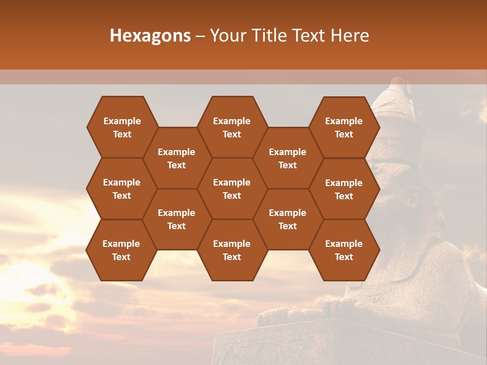 Hieroglyph Head History PowerPoint Template