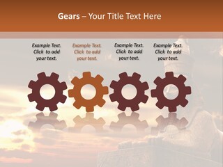 Hieroglyph Head History PowerPoint Template