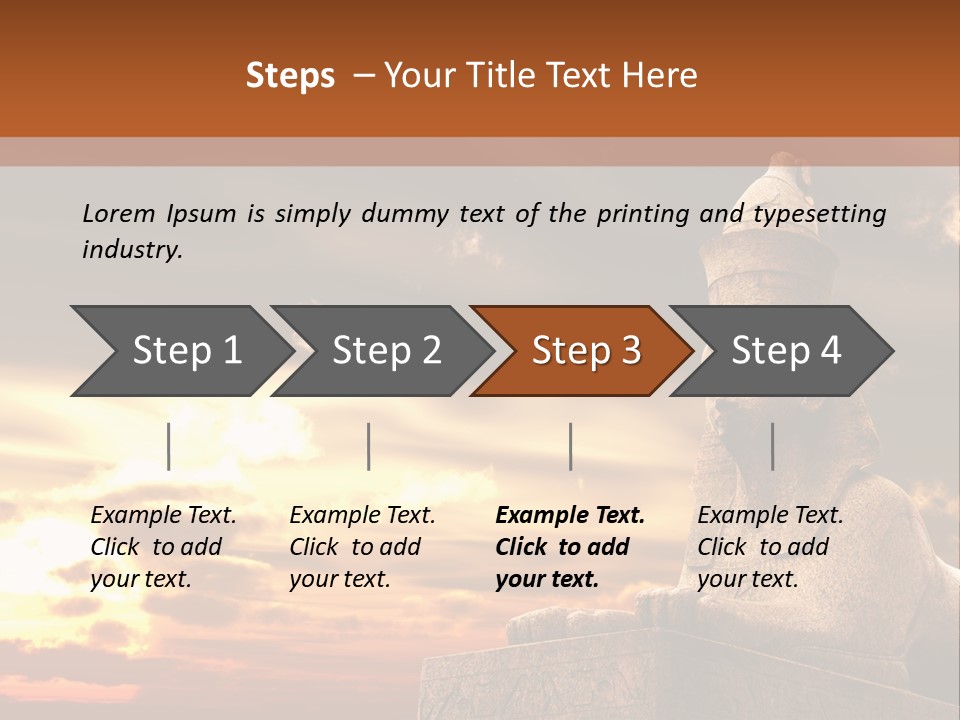 Hieroglyph Head History PowerPoint Template