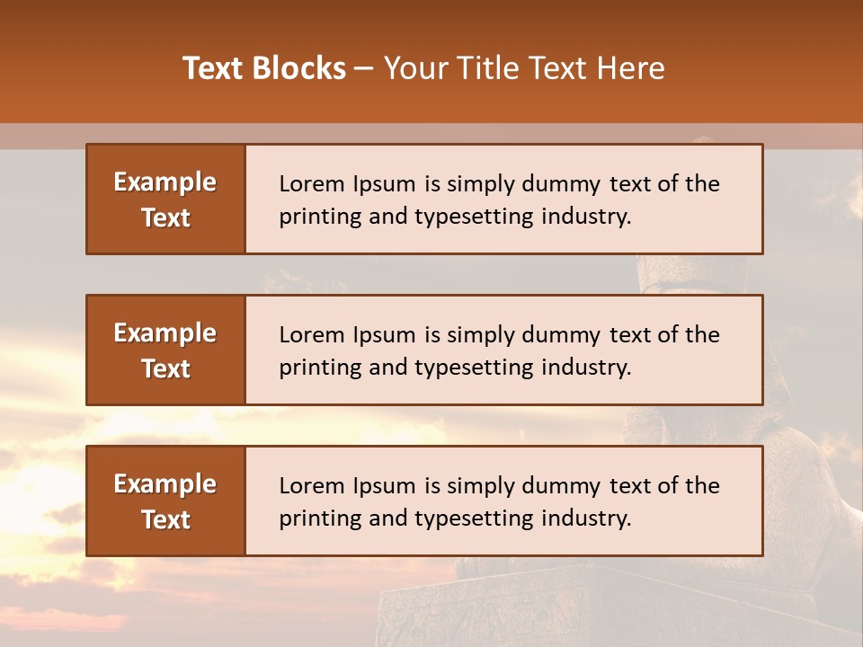 Hieroglyph Head History PowerPoint Template