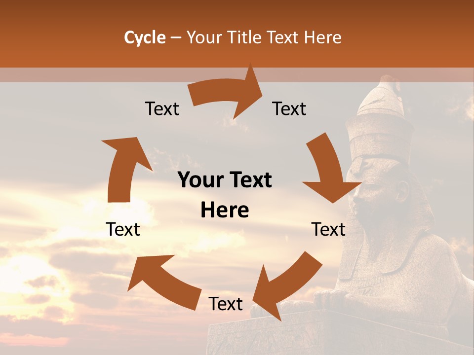 Hieroglyph Head History PowerPoint Template