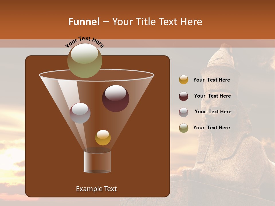 Hieroglyph Head History PowerPoint Template