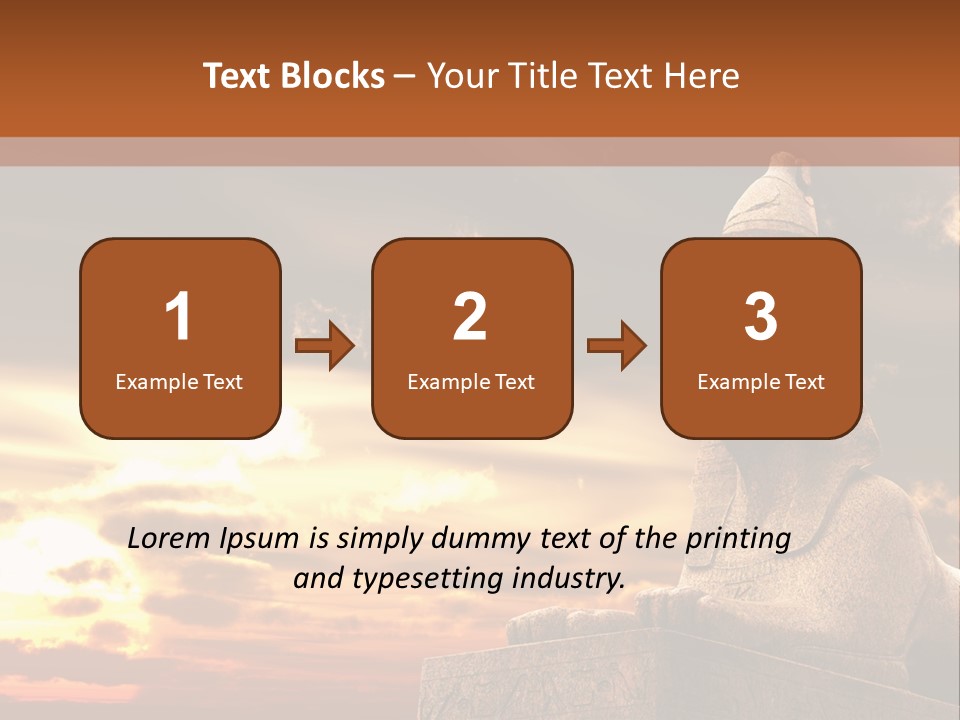 Hieroglyph Head History PowerPoint Template