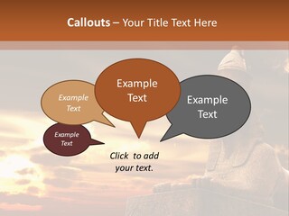 Hieroglyph Head History PowerPoint Template