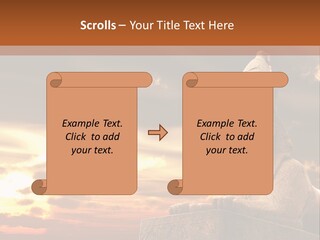 Hieroglyph Head History PowerPoint Template