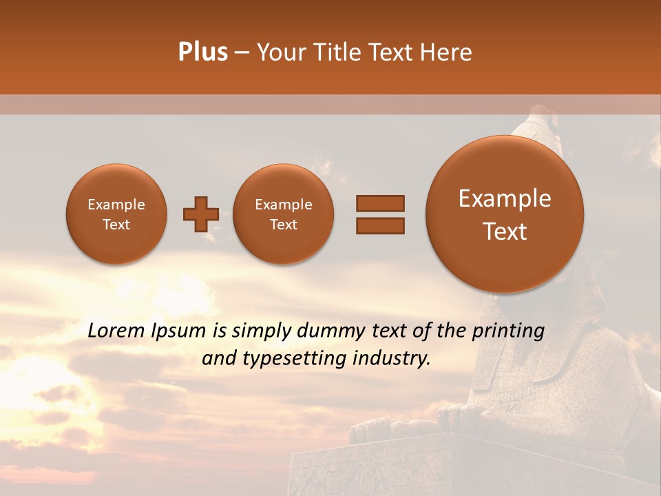 Hieroglyph Head History PowerPoint Template