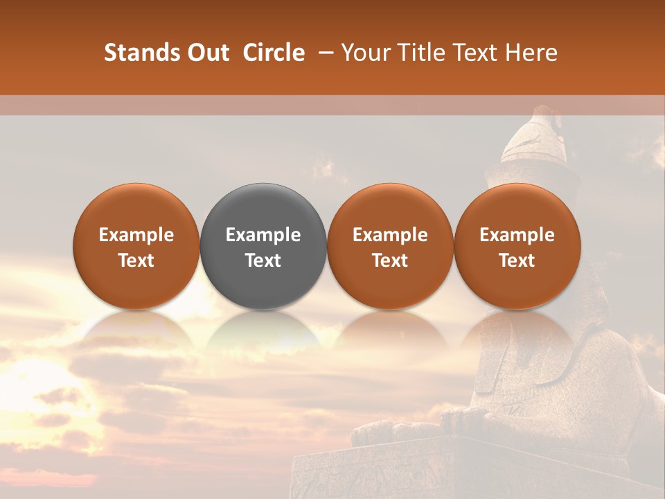 Hieroglyph Head History PowerPoint Template