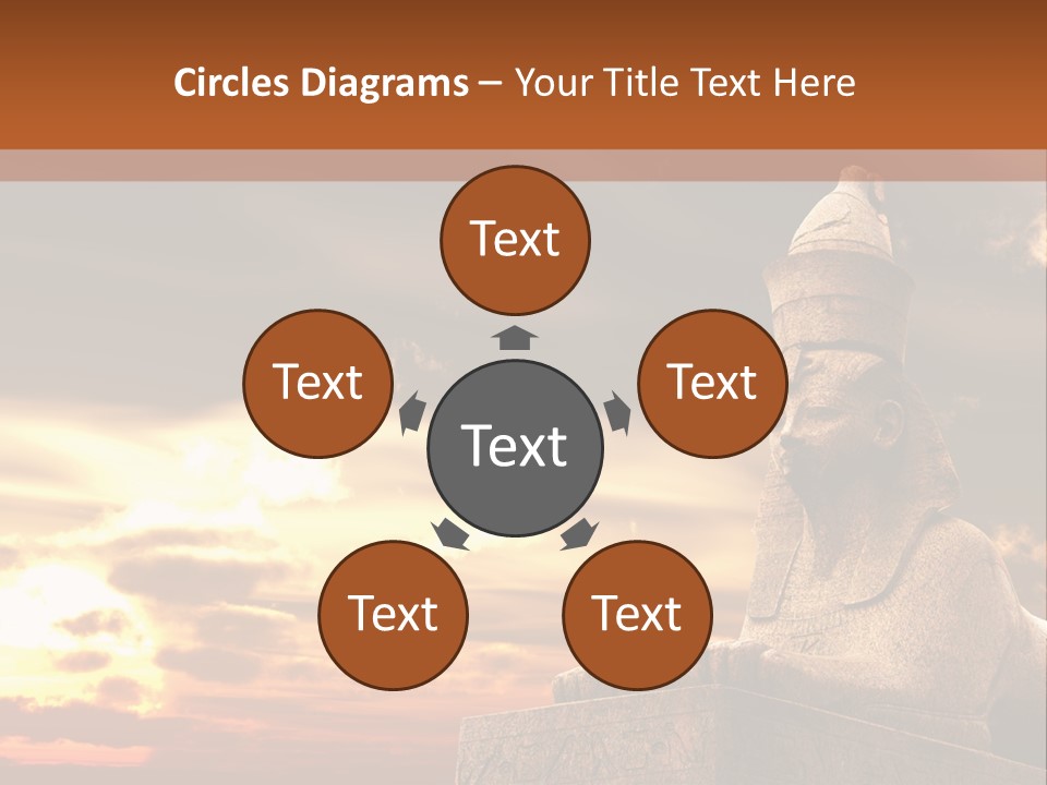 Hieroglyph Head History PowerPoint Template