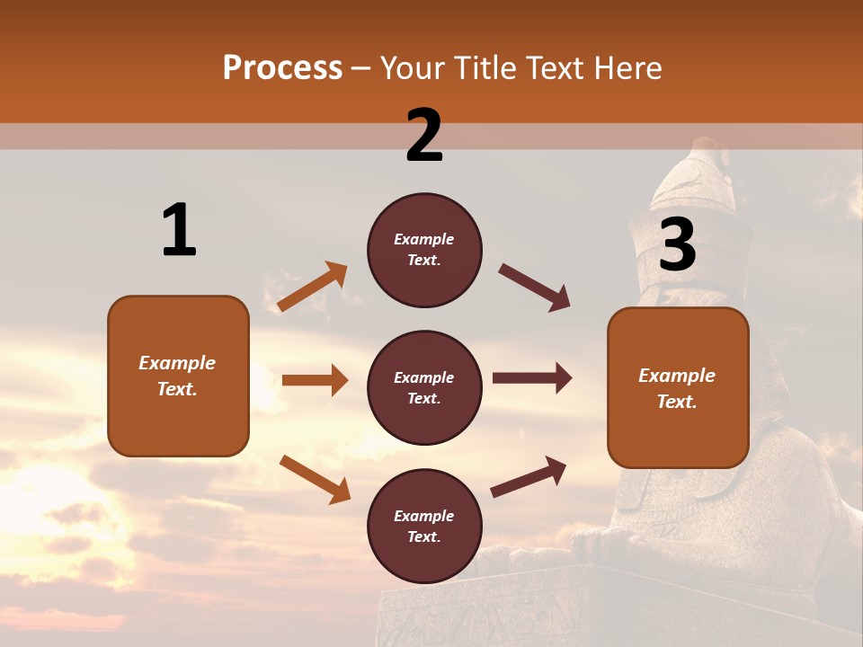 Hieroglyph Head History PowerPoint Template