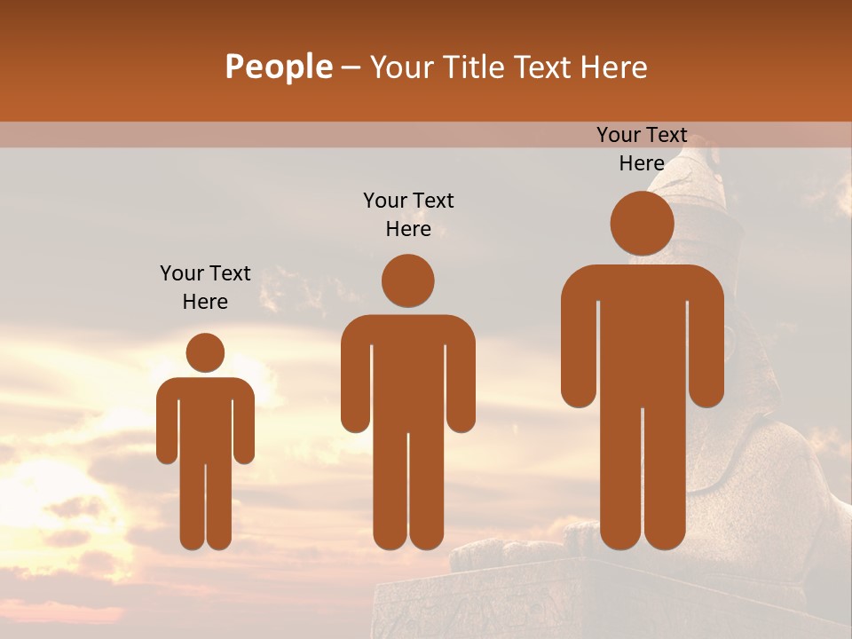 Hieroglyph Head History PowerPoint Template