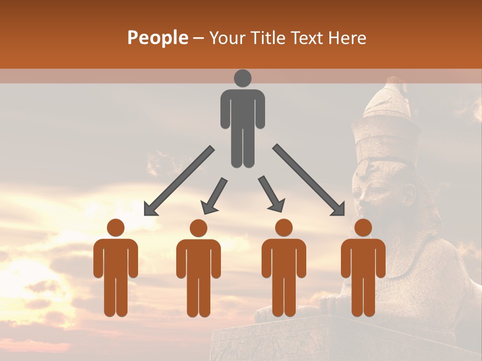 Hieroglyph Head History PowerPoint Template