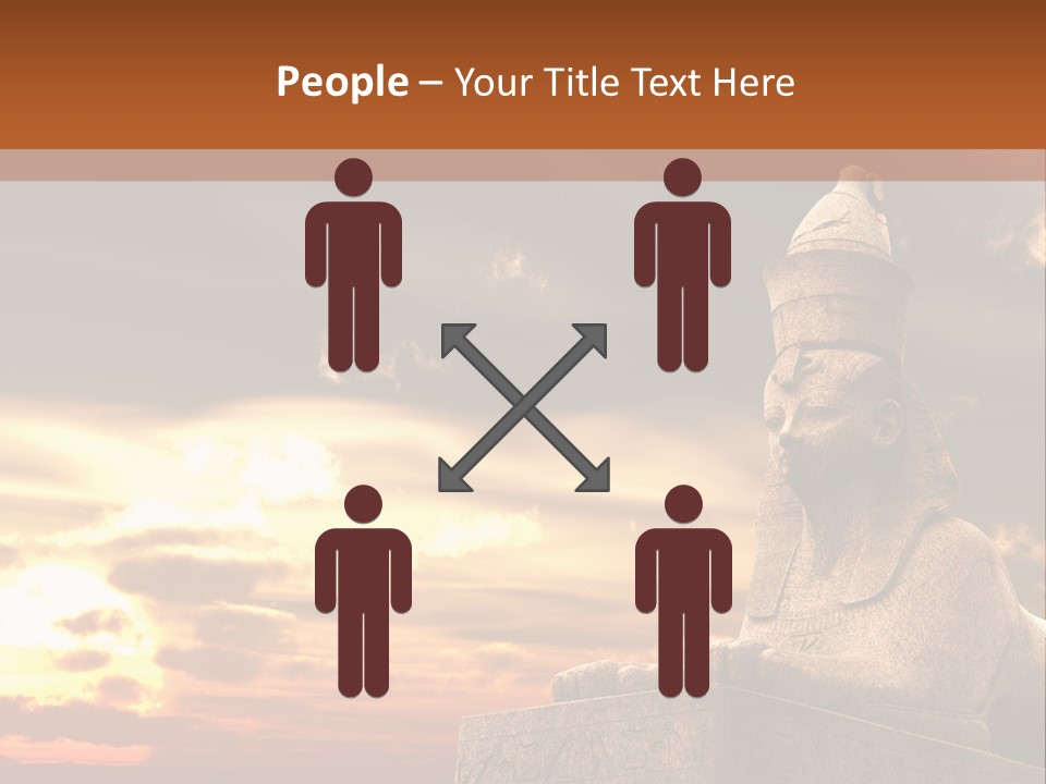 Hieroglyph Head History PowerPoint Template