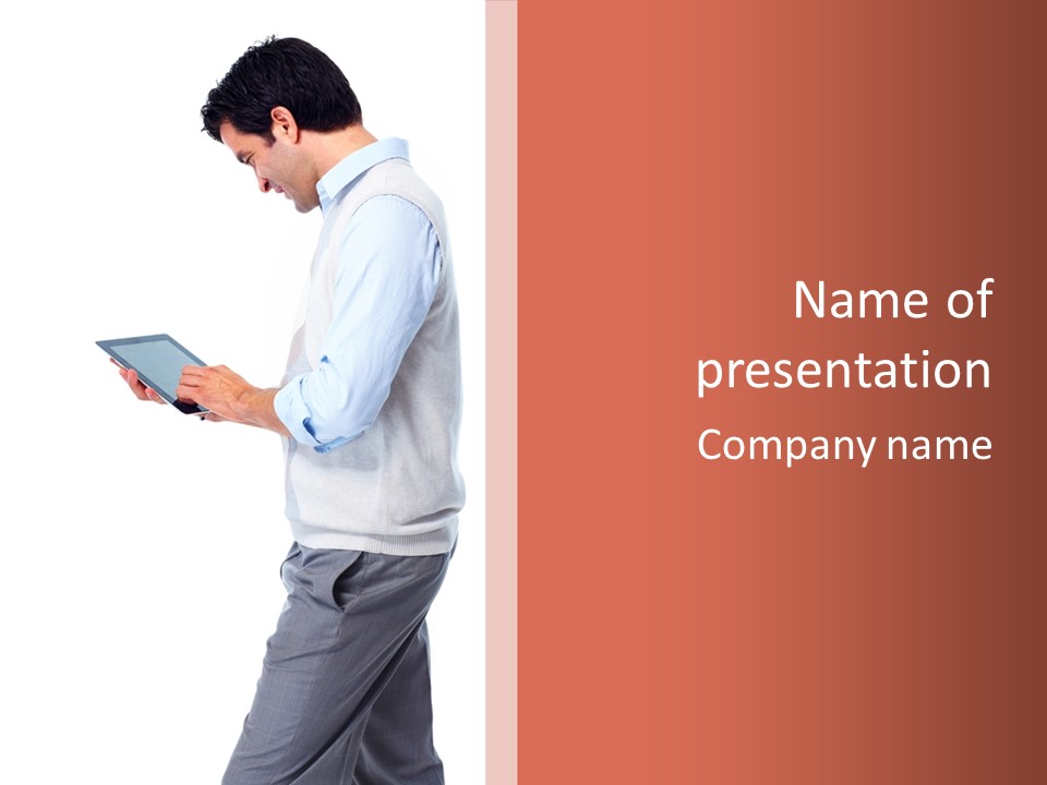 Stylish Young Adult PowerPoint Template