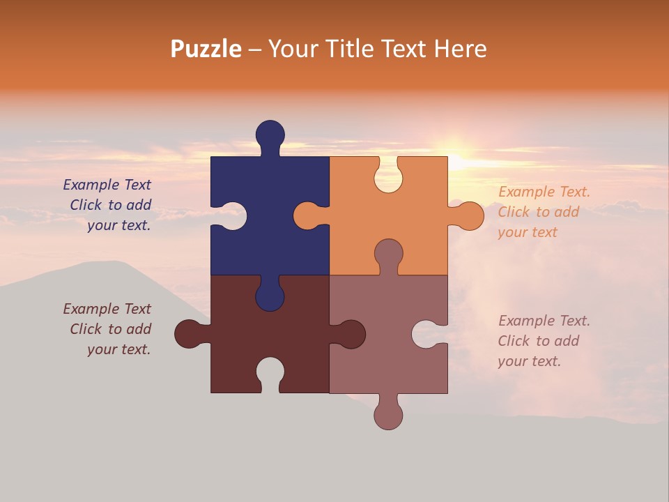 Cold Travel Hiking PowerPoint Template