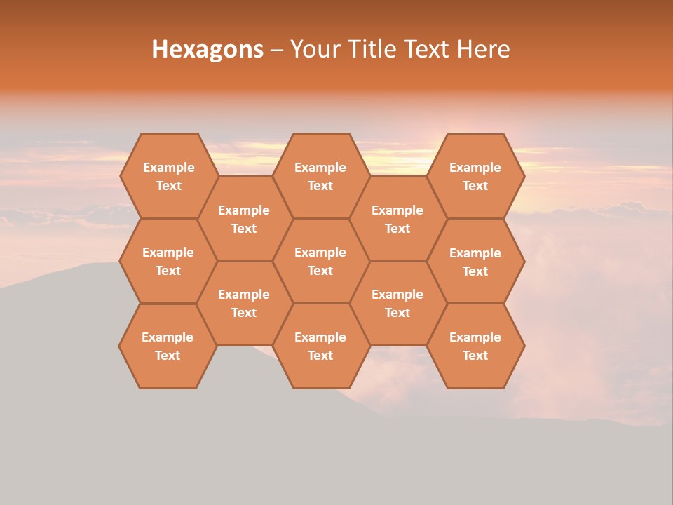 Cold Travel Hiking PowerPoint Template