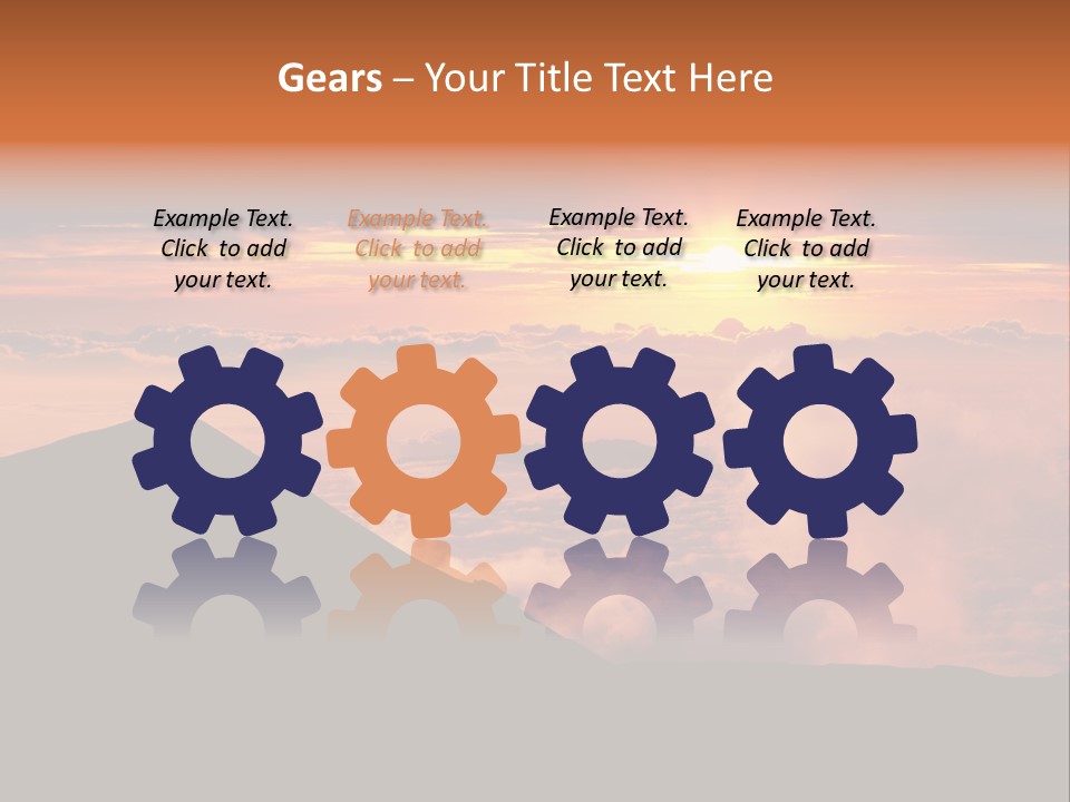 Cold Travel Hiking PowerPoint Template