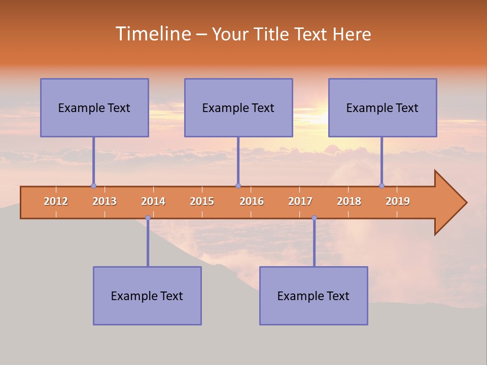 Cold Travel Hiking PowerPoint Template