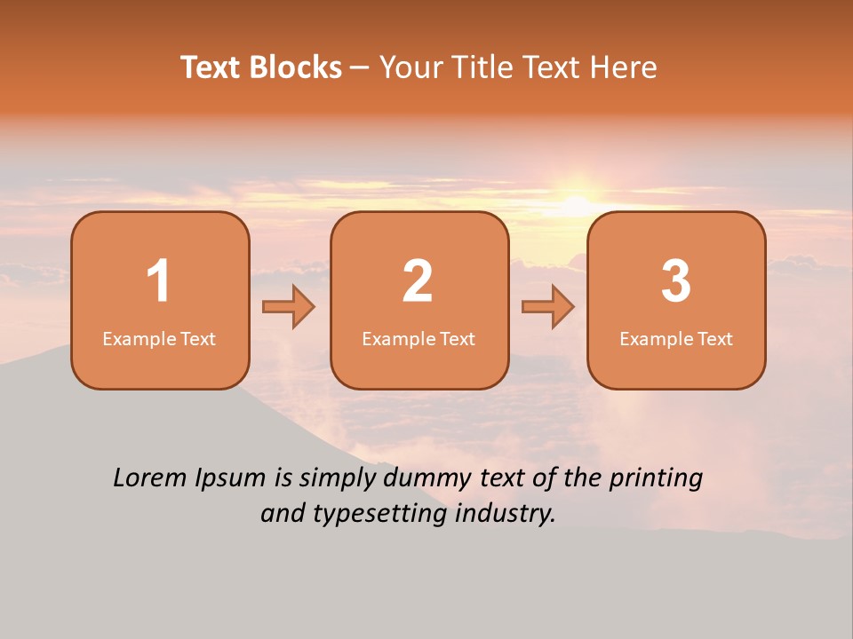 Cold Travel Hiking PowerPoint Template