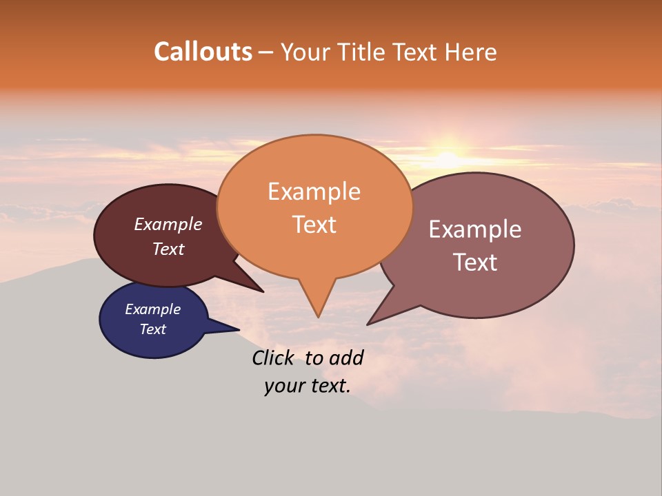 Cold Travel Hiking PowerPoint Template