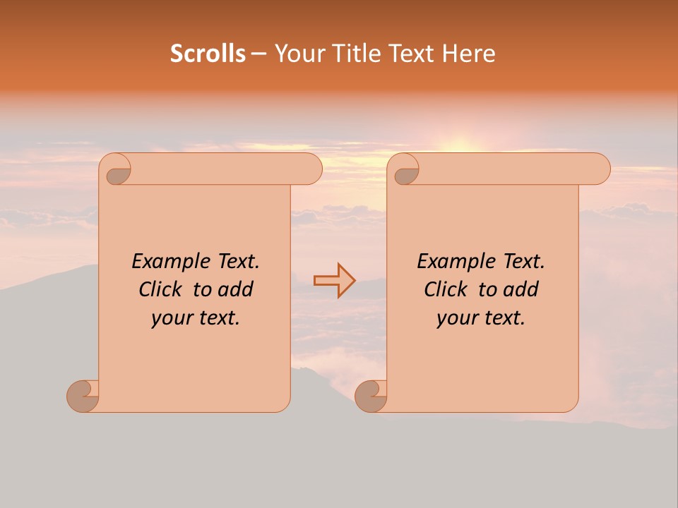 Cold Travel Hiking PowerPoint Template