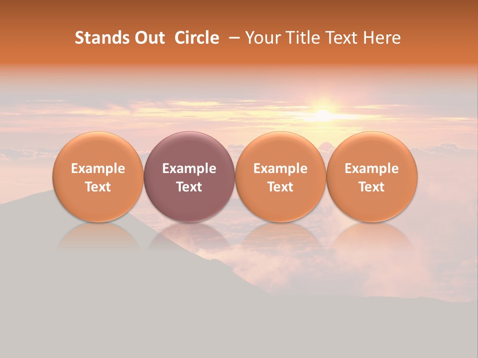 Cold Travel Hiking PowerPoint Template