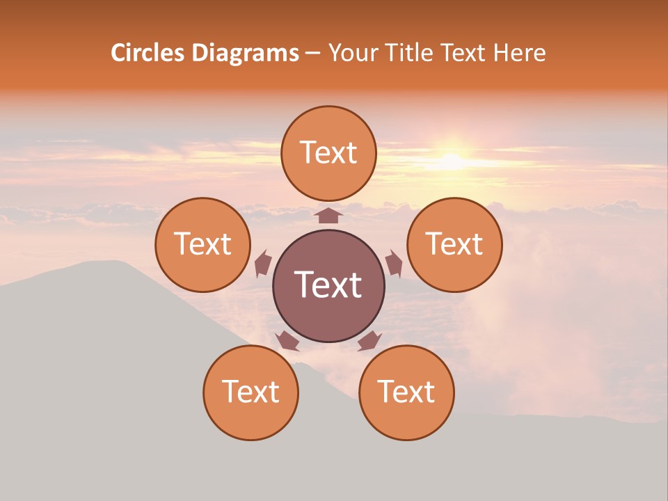 Cold Travel Hiking PowerPoint Template