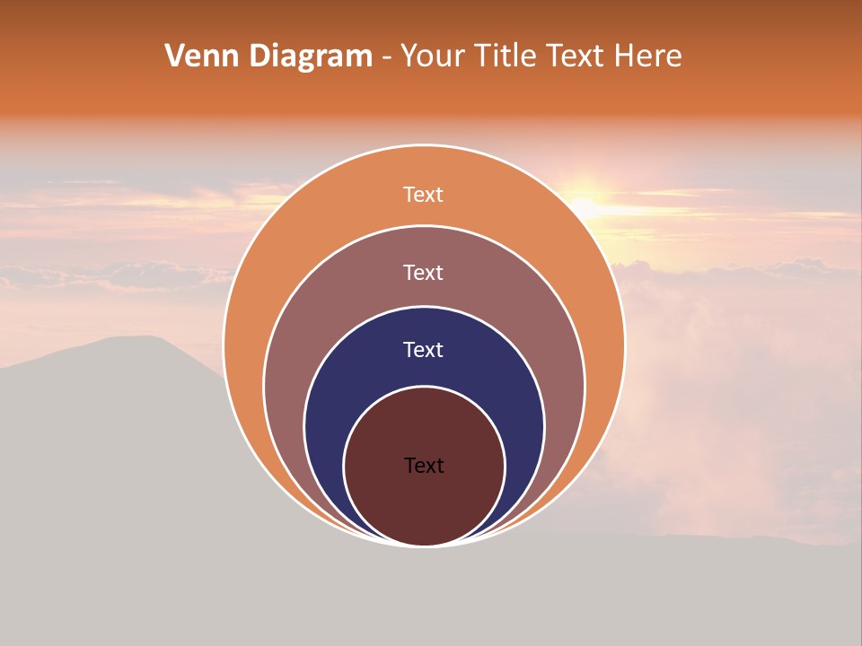 Cold Travel Hiking PowerPoint Template
