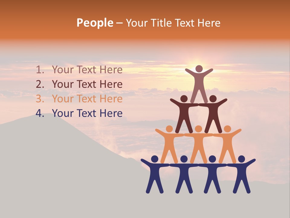 Cold Travel Hiking PowerPoint Template