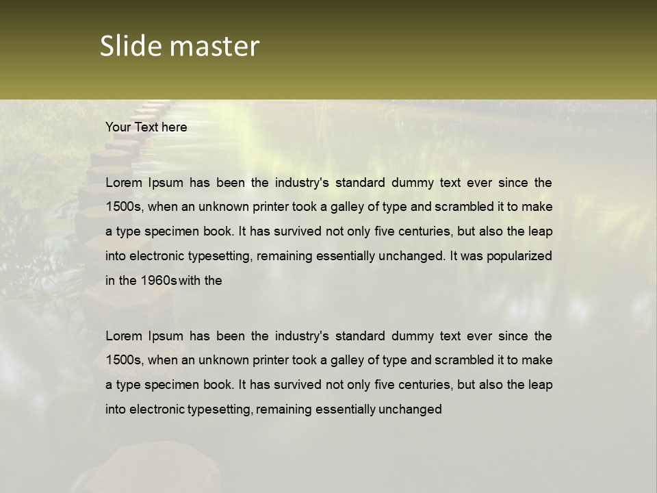 Landscape Season Forest PowerPoint Template