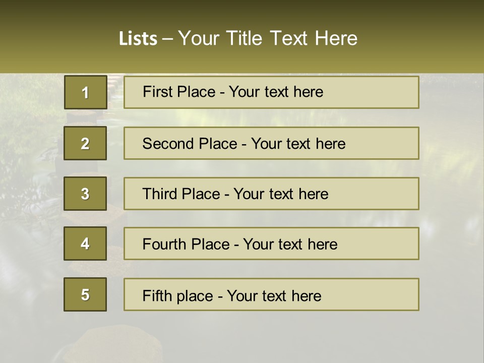 Landscape Season Forest PowerPoint Template