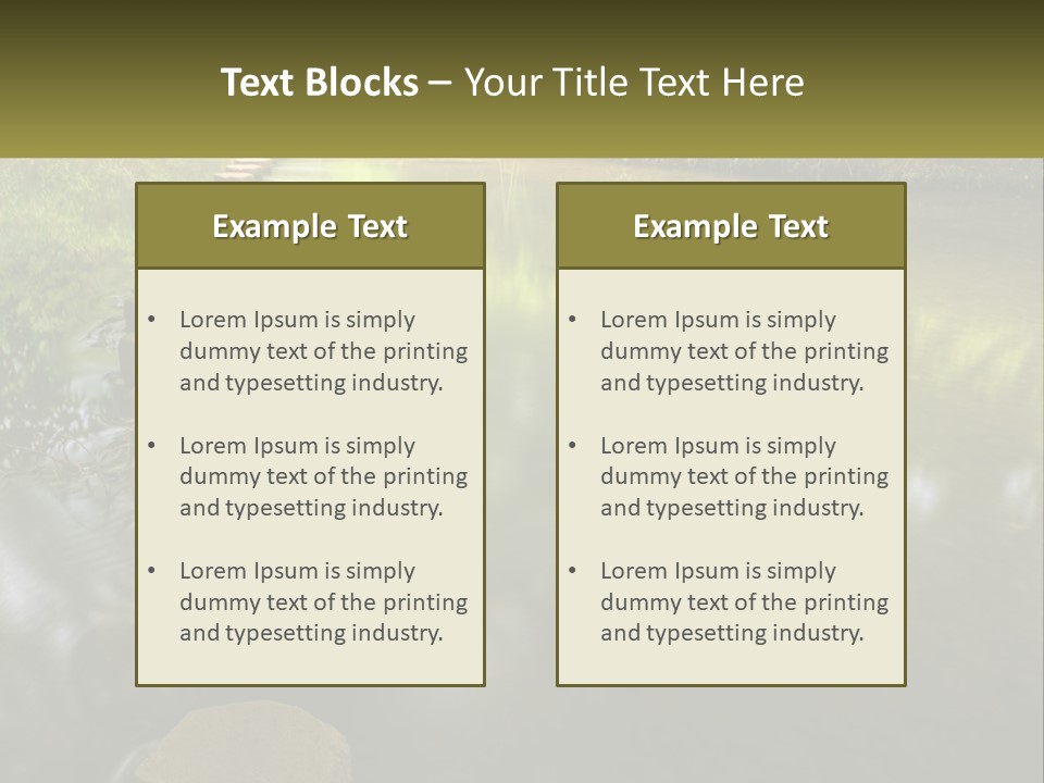 Landscape Season Forest PowerPoint Template