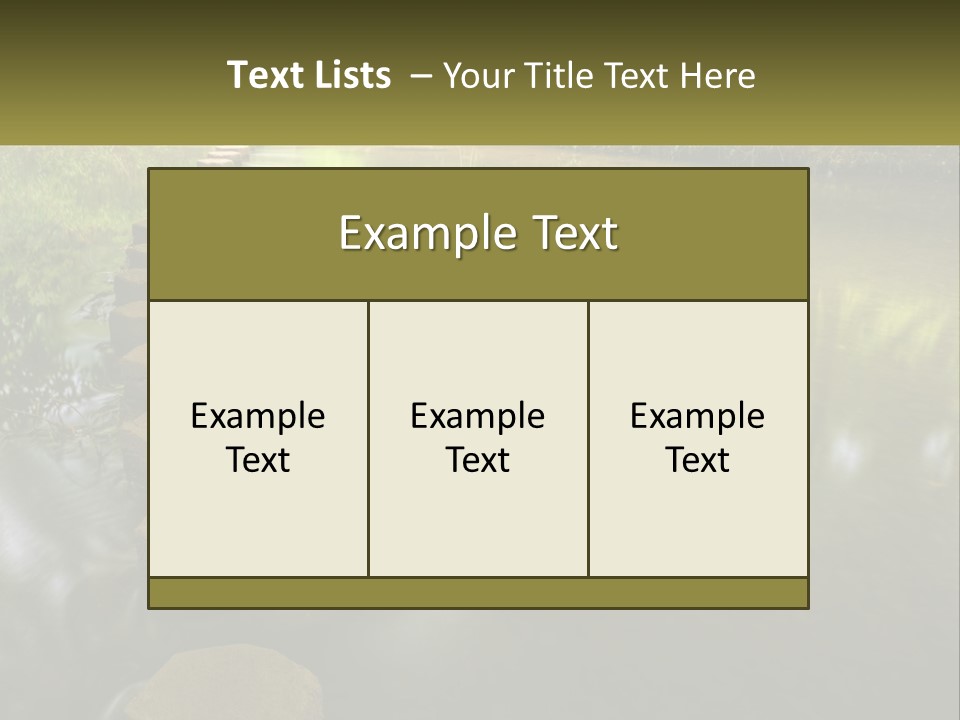 Landscape Season Forest PowerPoint Template