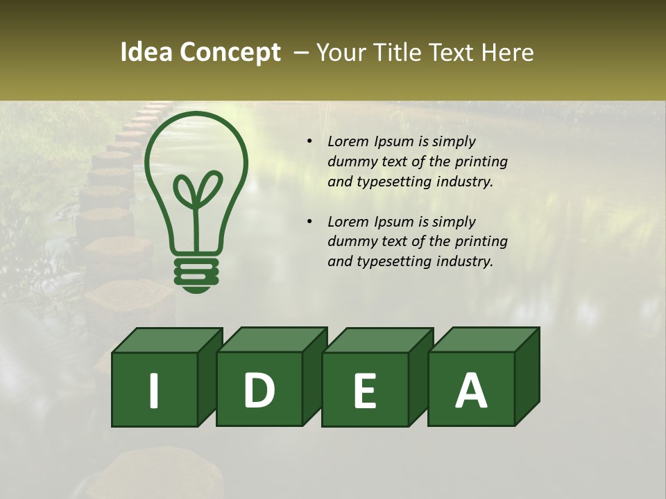 Landscape Season Forest PowerPoint Template