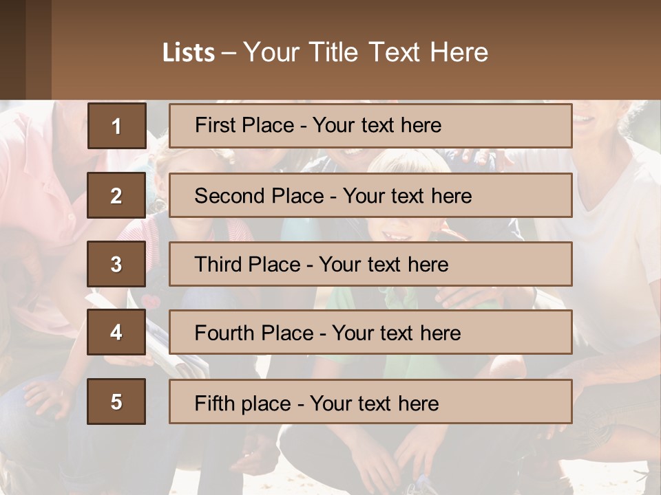 Outdoors Track Happy PowerPoint Template