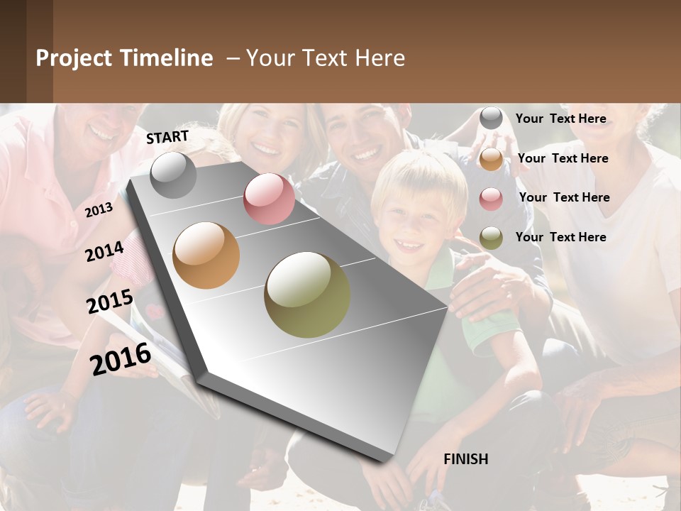 Outdoors Track Happy PowerPoint Template