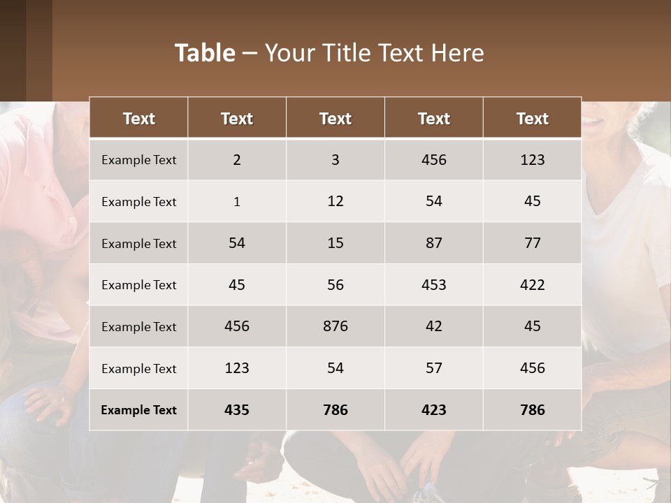 Outdoors Track Happy PowerPoint Template