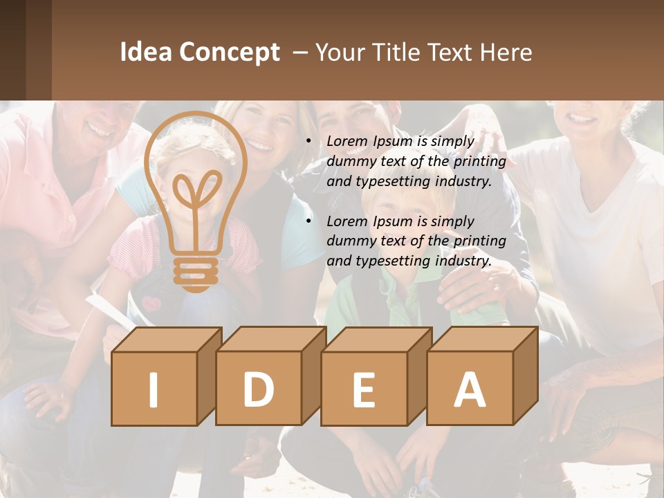 Outdoors Track Happy PowerPoint Template