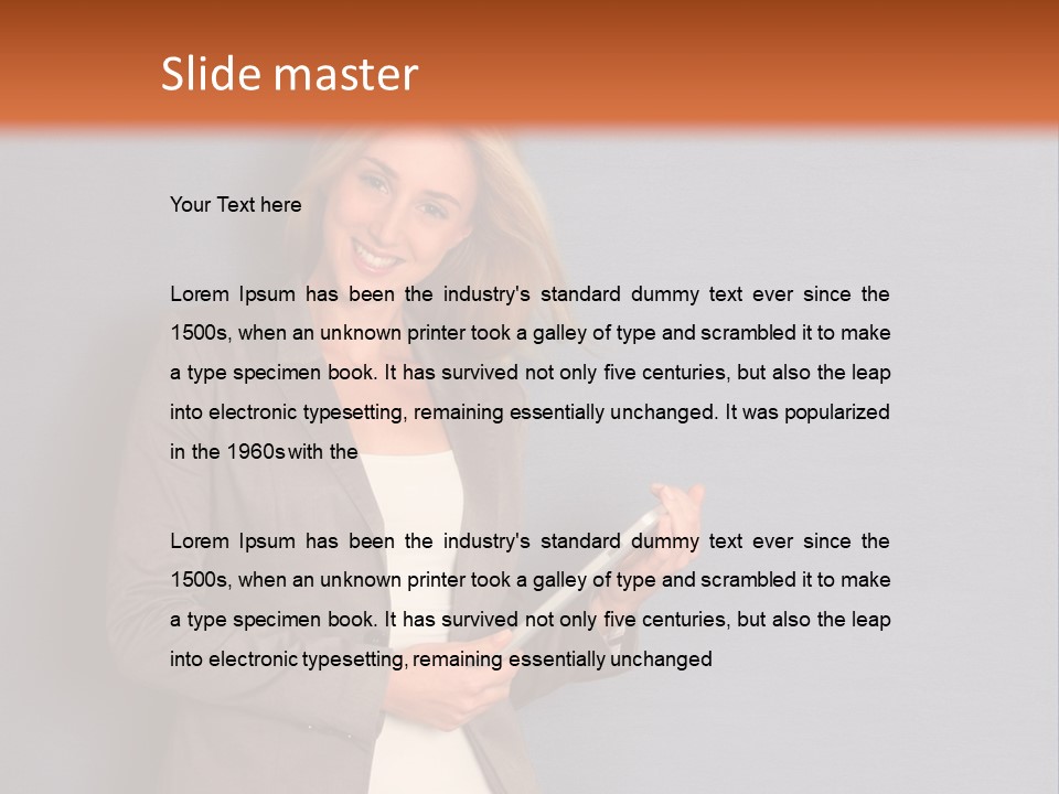 Pad Happiness Smile PowerPoint Template