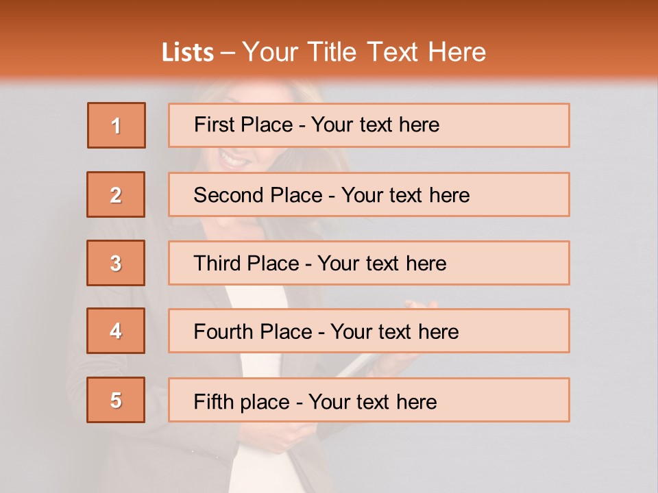 Pad Happiness Smile PowerPoint Template