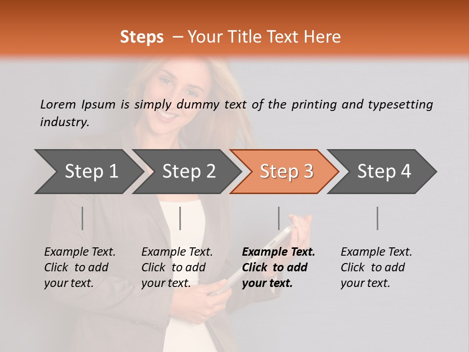 Pad Happiness Smile PowerPoint Template