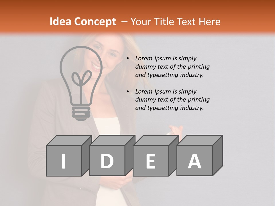 Pad Happiness Smile PowerPoint Template