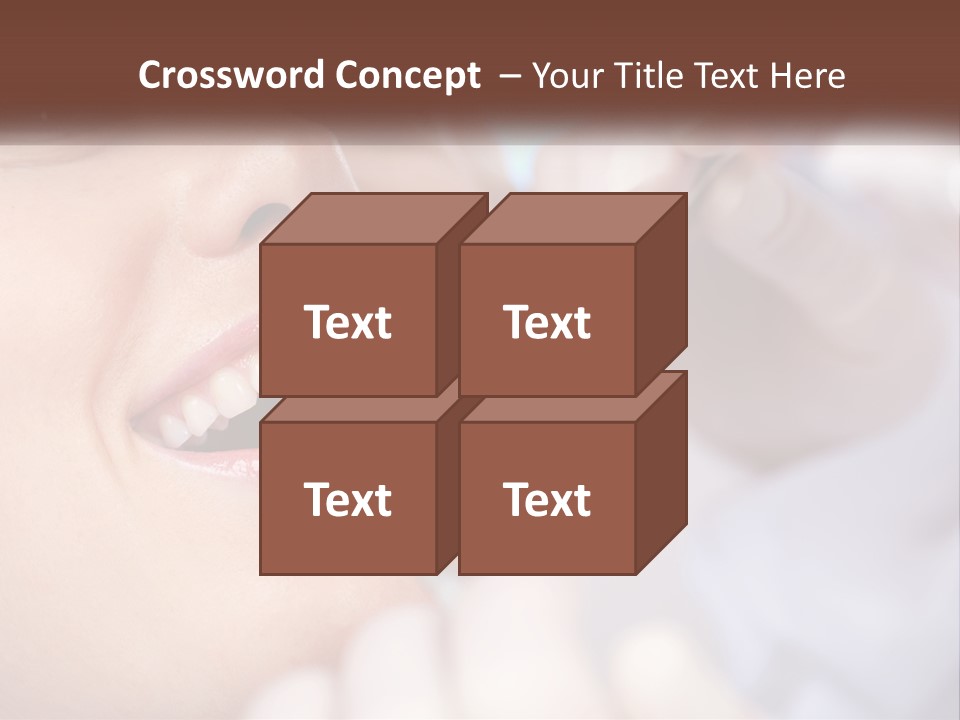Tools Mirror Female PowerPoint Template