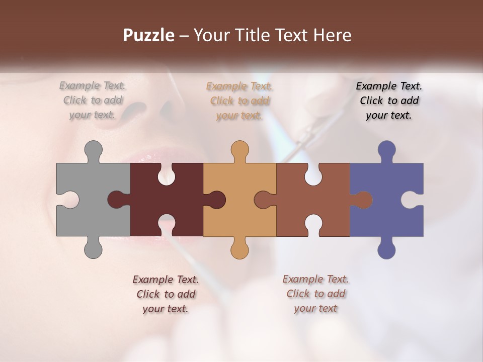 Tools Mirror Female PowerPoint Template